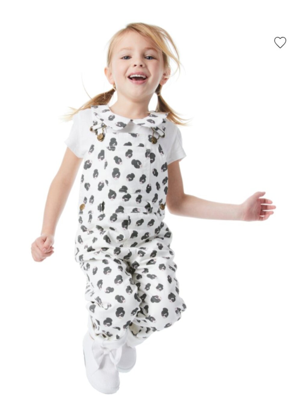 Alice + Olivia x Dotty Dungarees Stace Face Denim Overalls NWT 18-24M